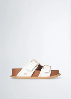 Sandali con fascette bold