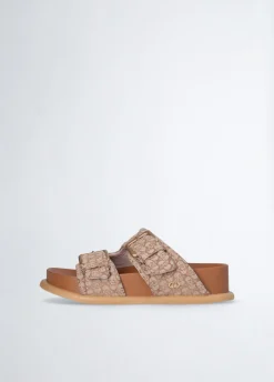 Sandali con fascette bold