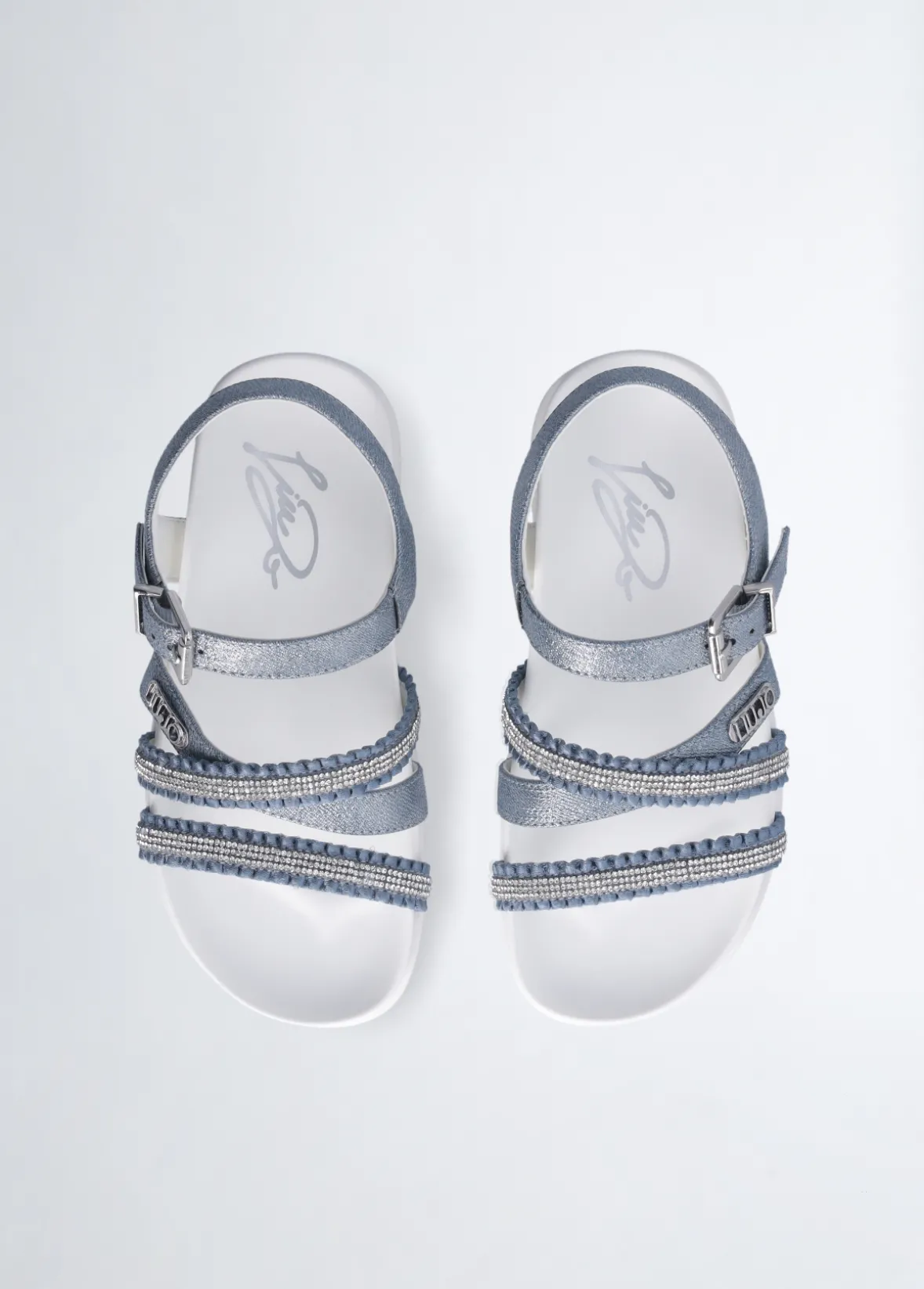 Sandali da bimba con strass