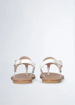 Sandali infradito in pelle
