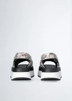Sandali platform con borchie gioiello