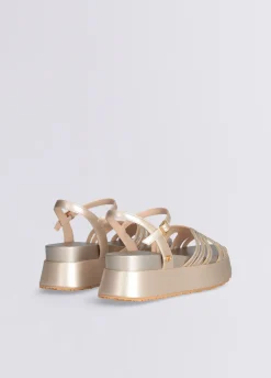 Sandali platform con dettaglio chain