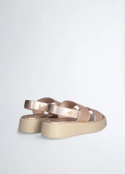 sandali platform con paillettes