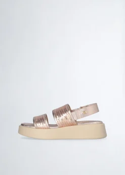 sandali platform con paillettes