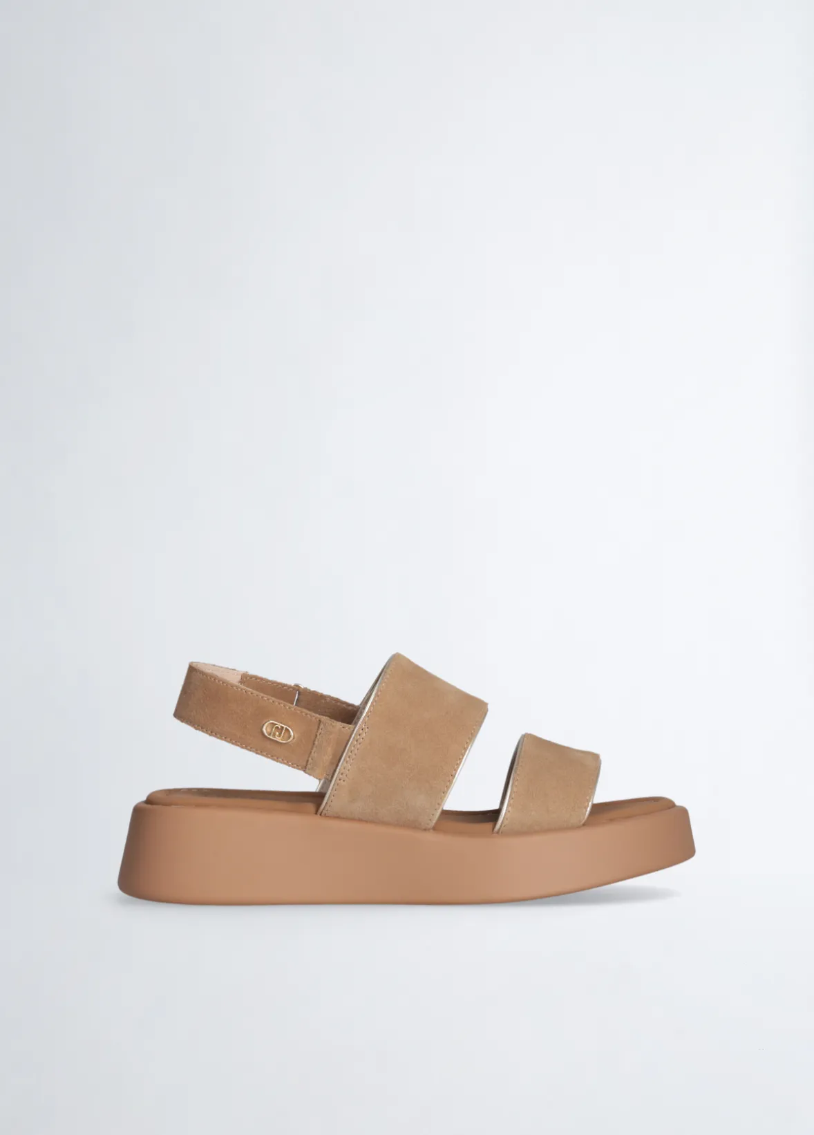 Sandali platform in suede
