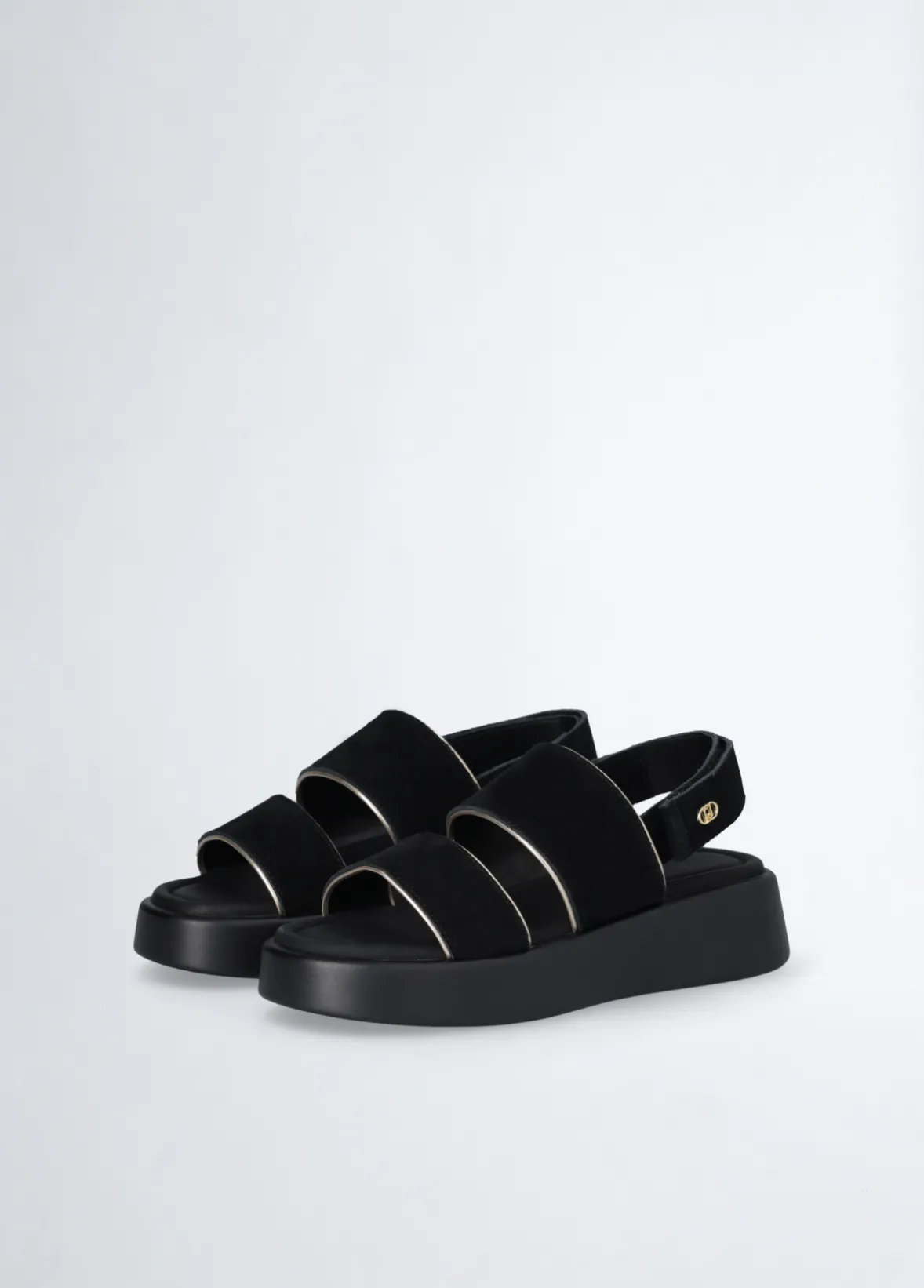 Sandali platform in suede