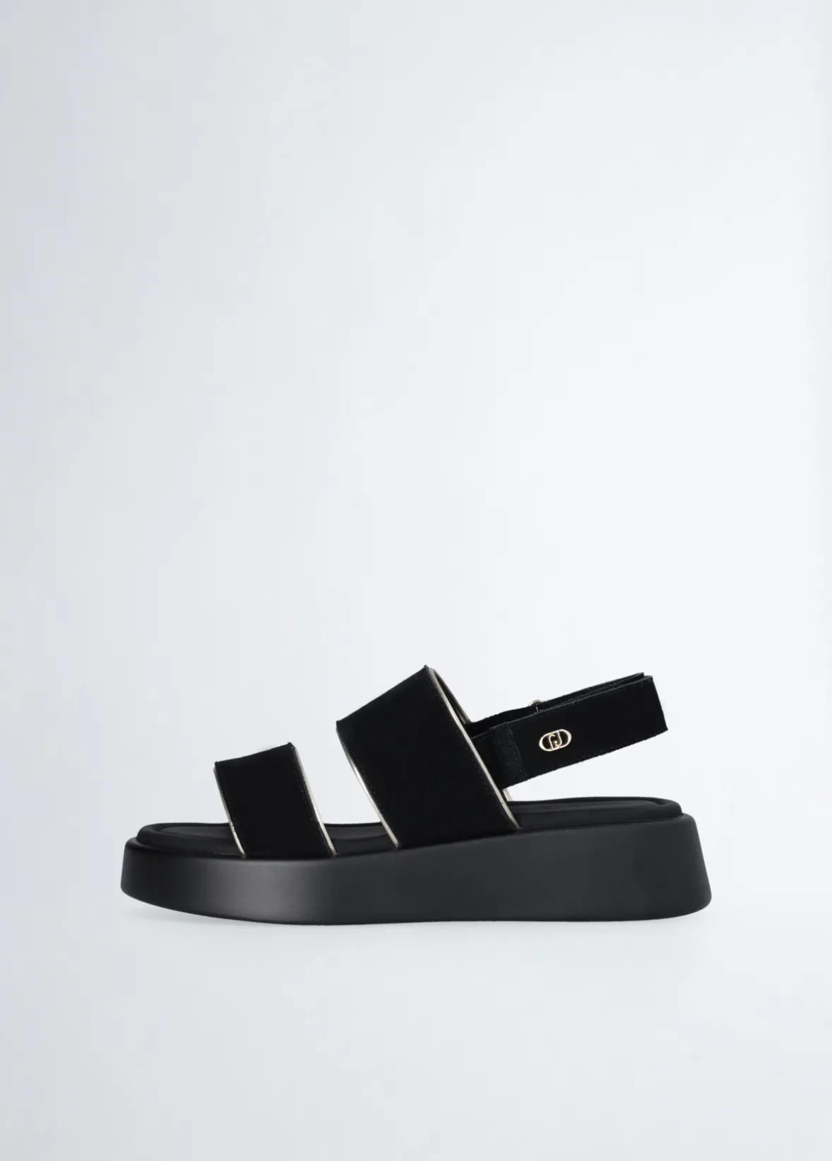 Sandali platform in suede