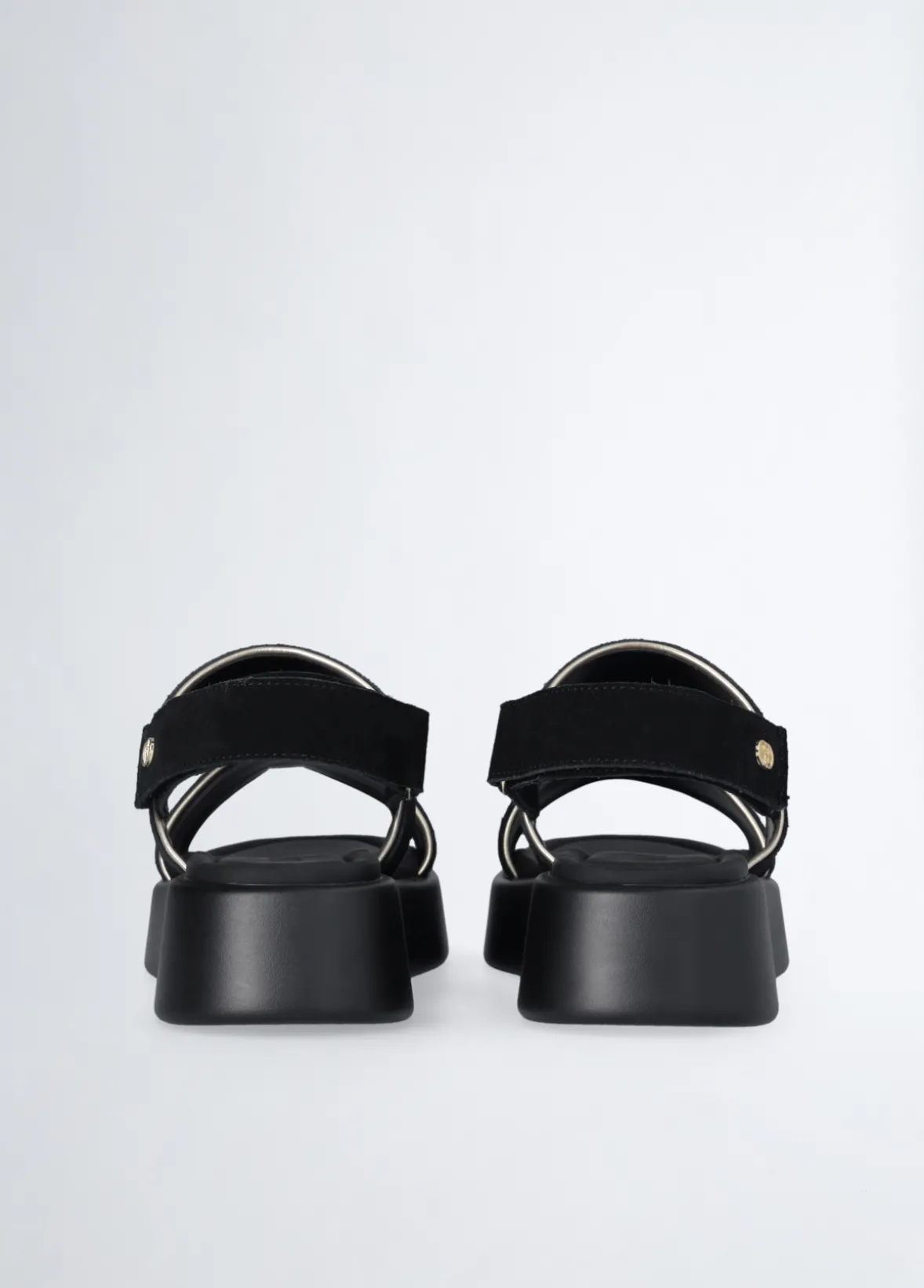 Sandali platform in suede