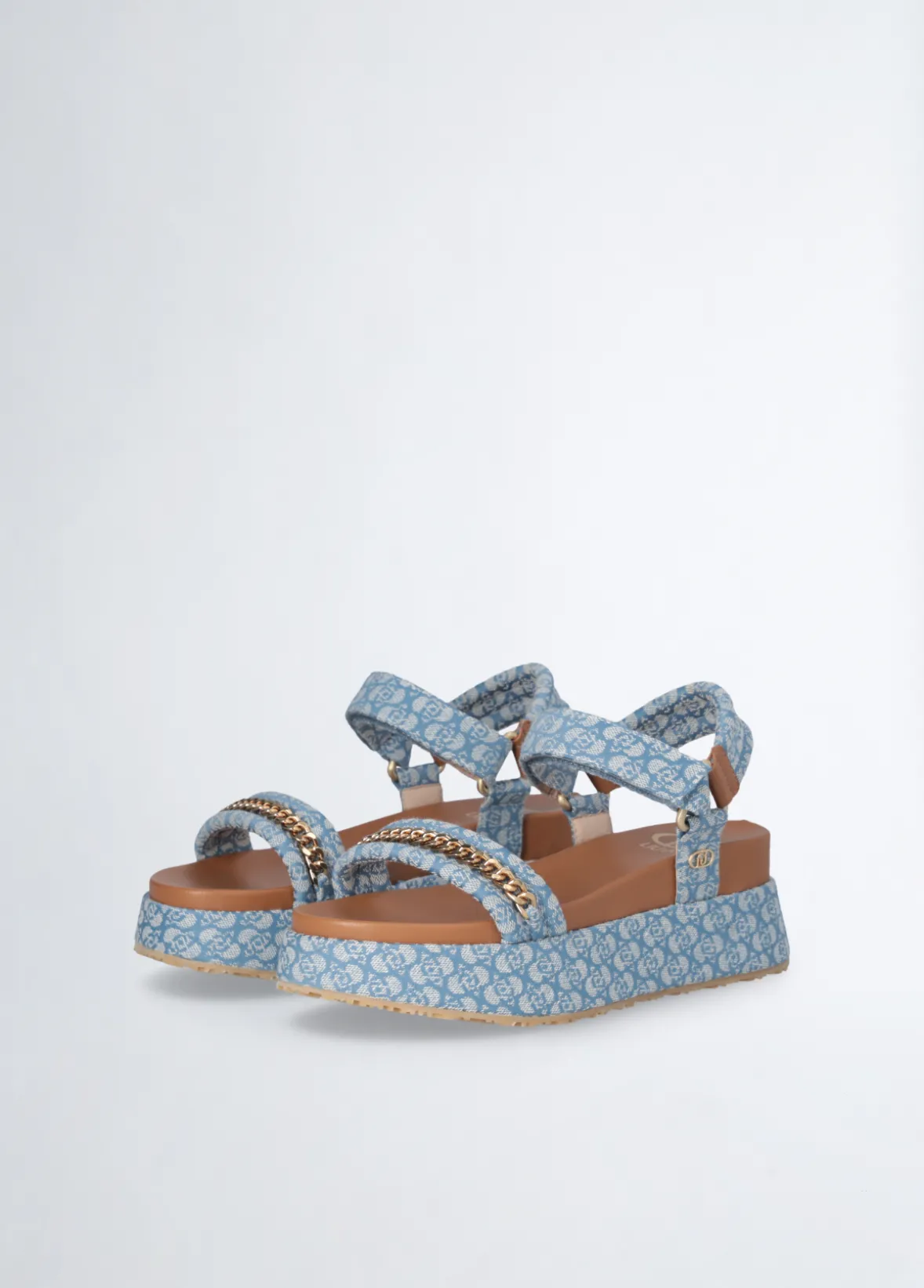 Sandali platform monogram