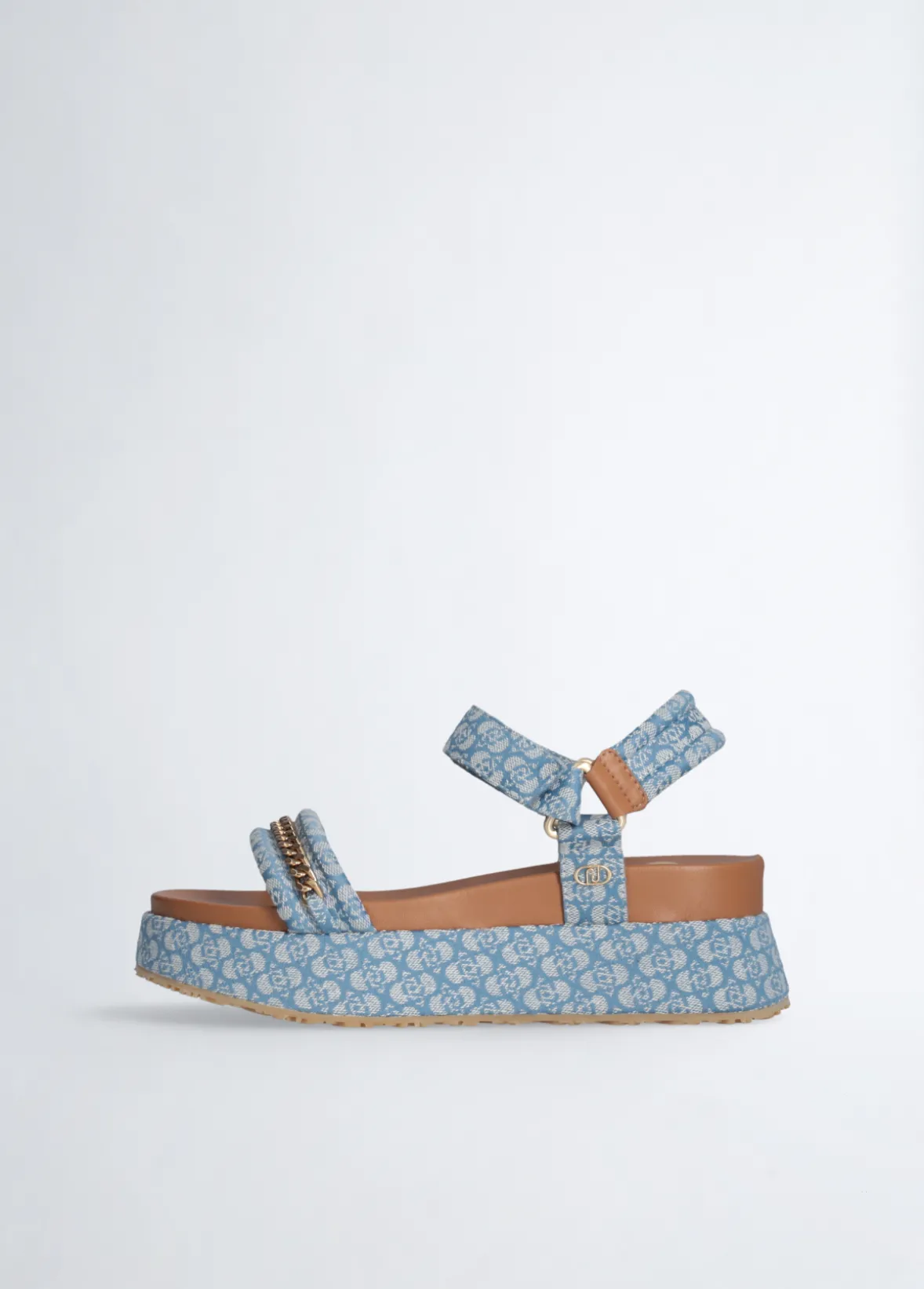 Sandali platform monogram