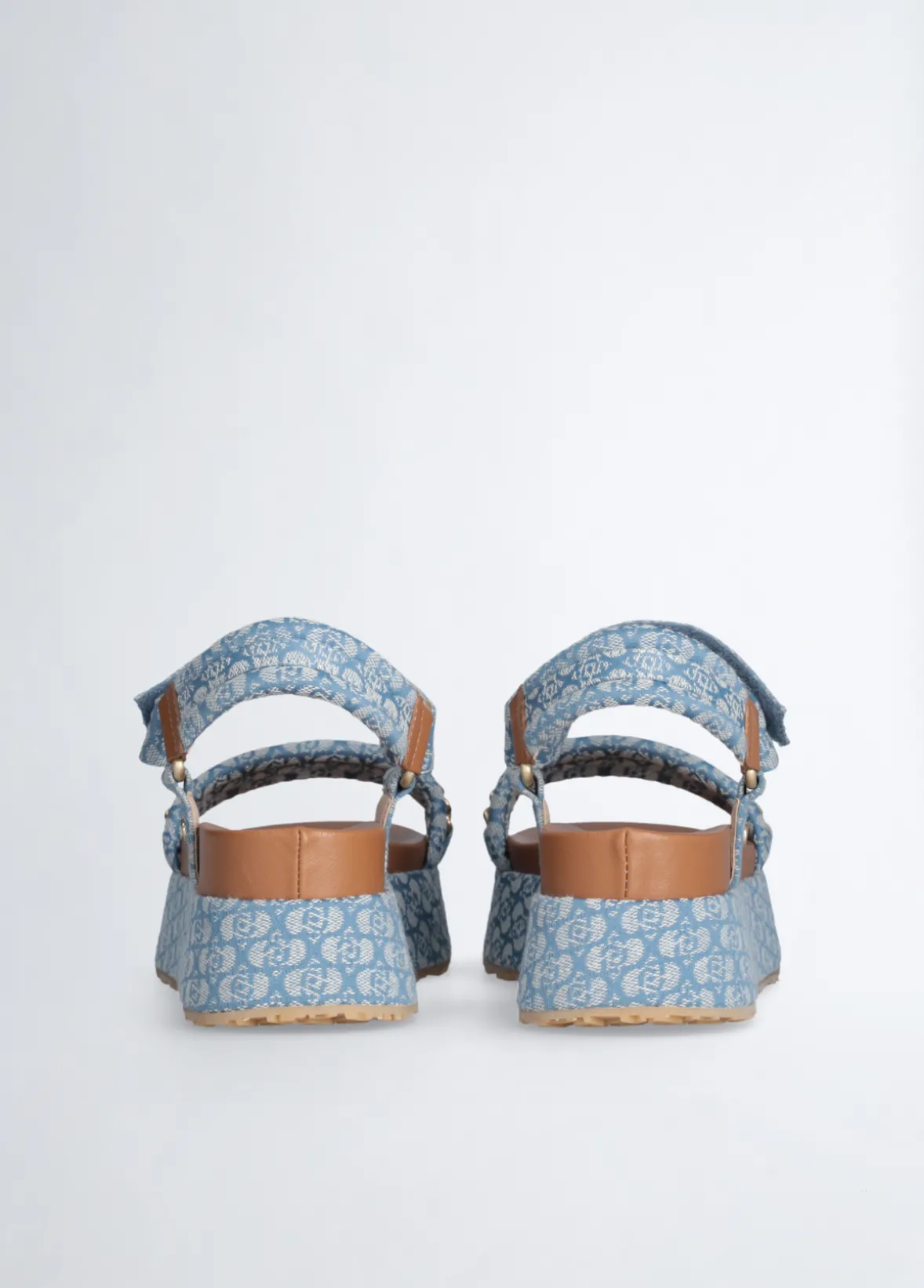 Sandali platform monogram