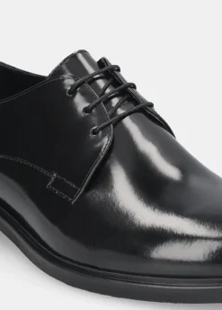 Scarpe stringate in pelle