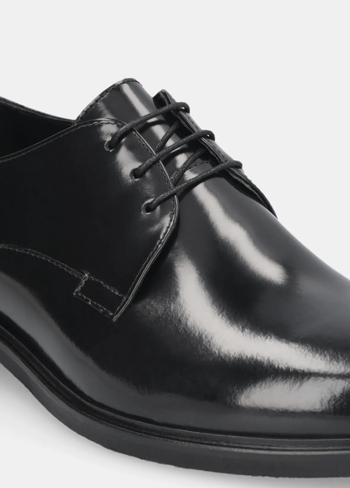 Scarpe stringate in pelle