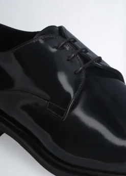Scarpe stringate in pelle