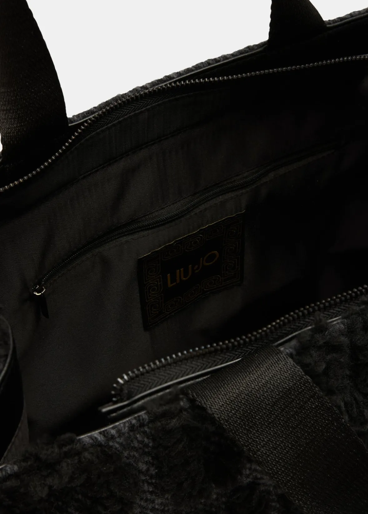 Shopping bag grande in misto lana