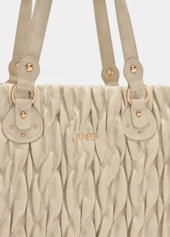 Shopping bag media matelassé