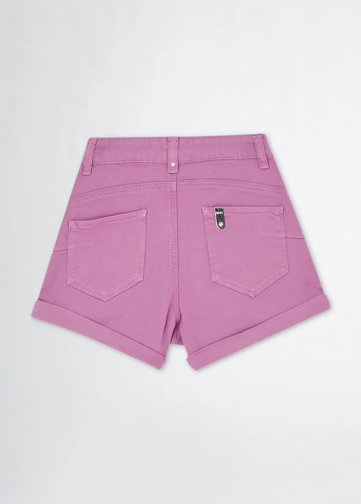 Short a vita alta in cotone