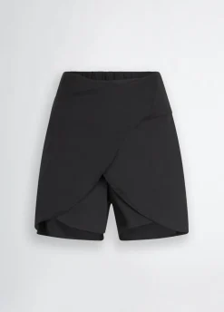 Short in cotone con fiocco