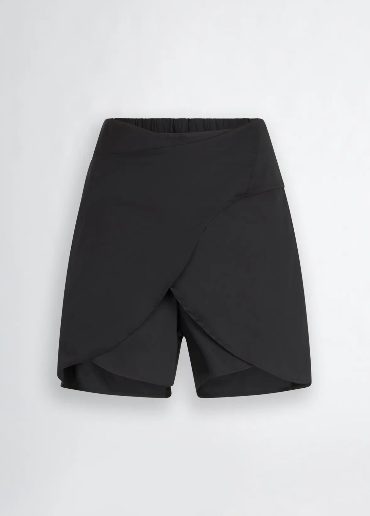 Short in cotone con fiocco