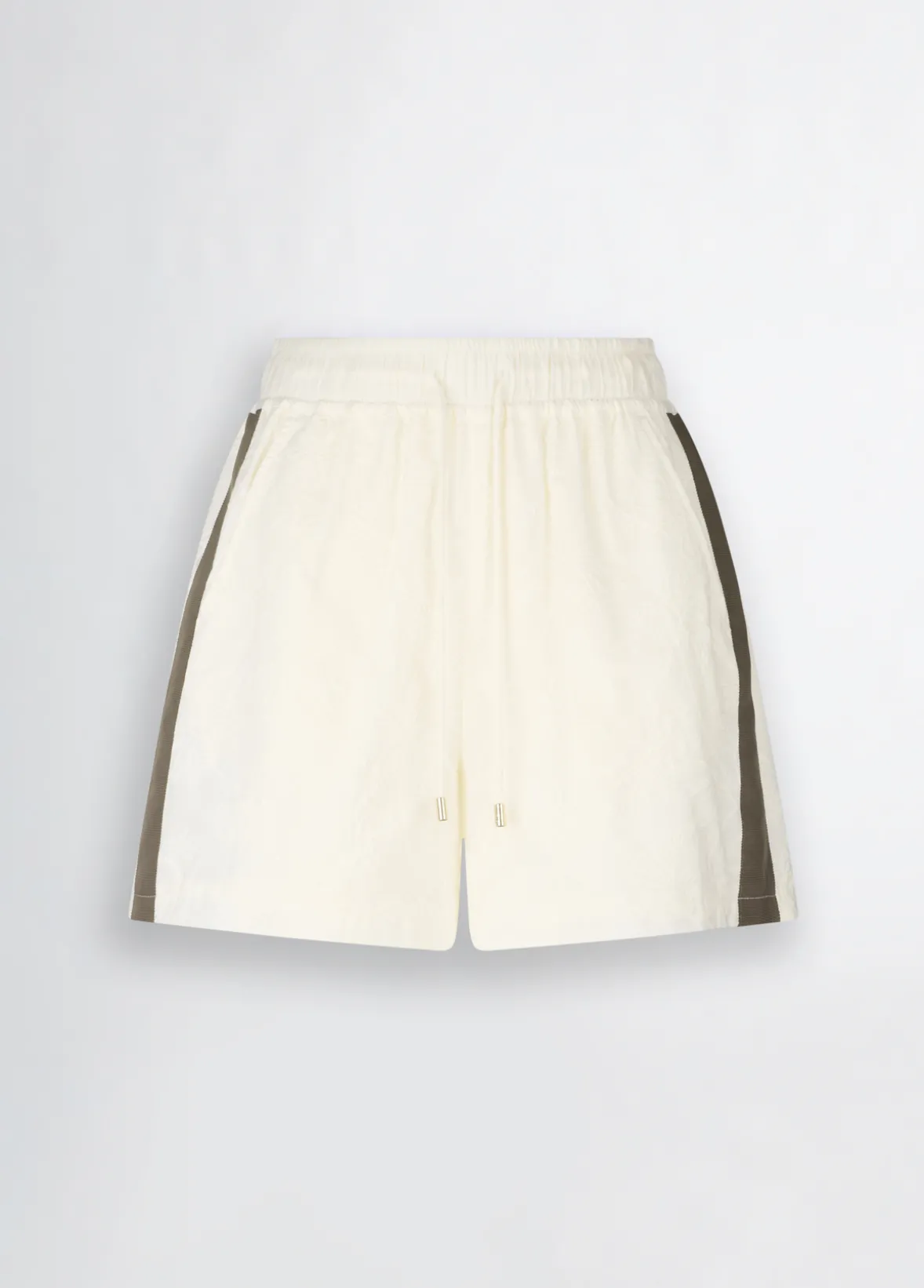 Short in cotone con ricami