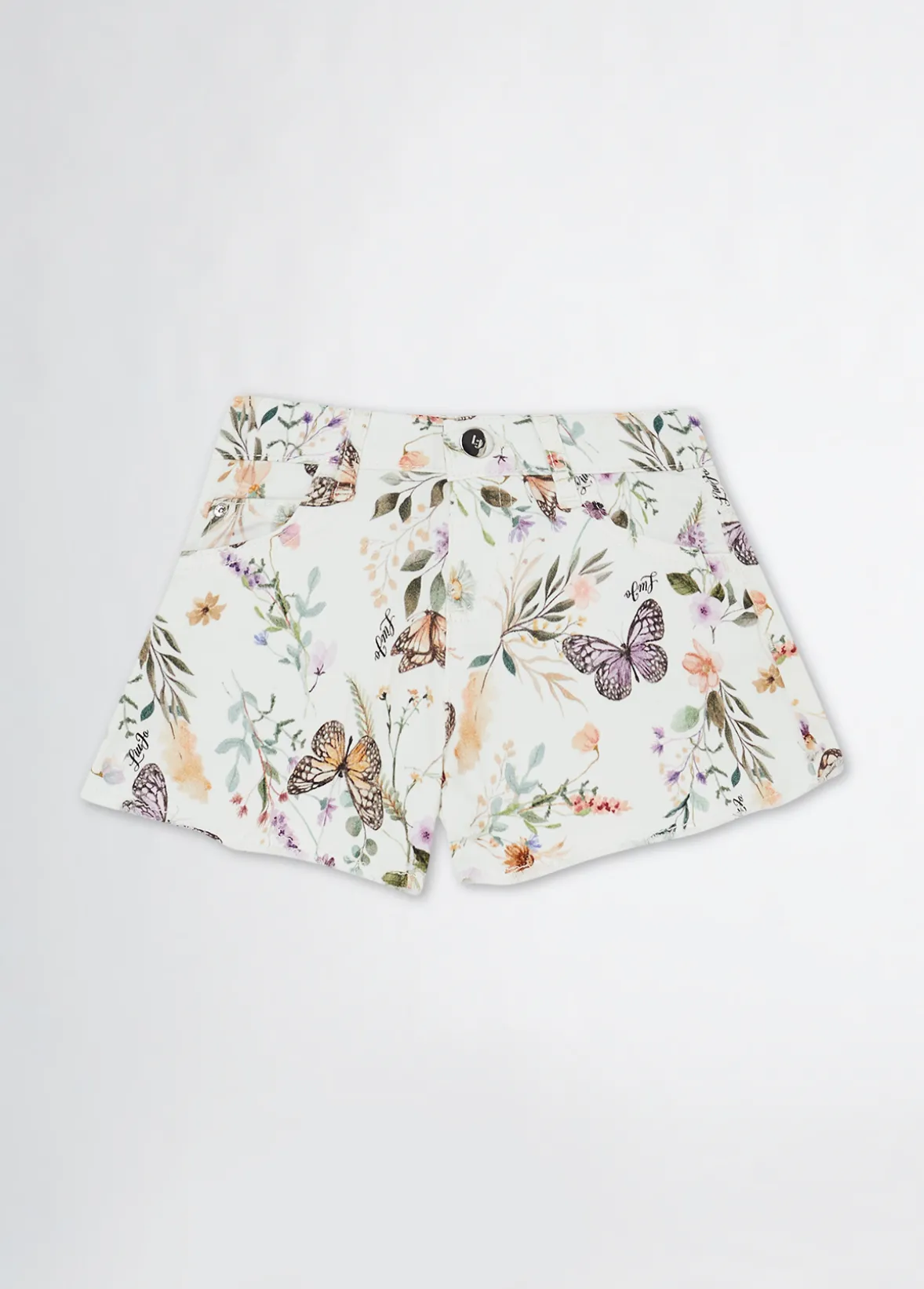 Short in cotone stampato