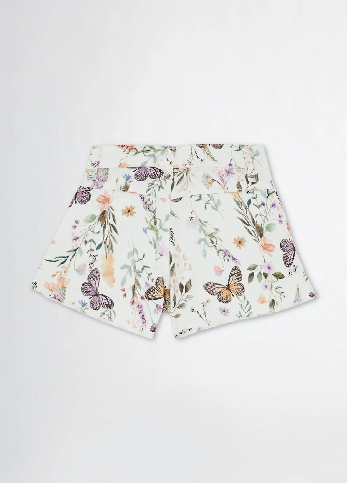 Short in cotone stampato