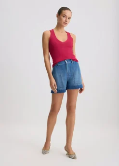 Short in denim