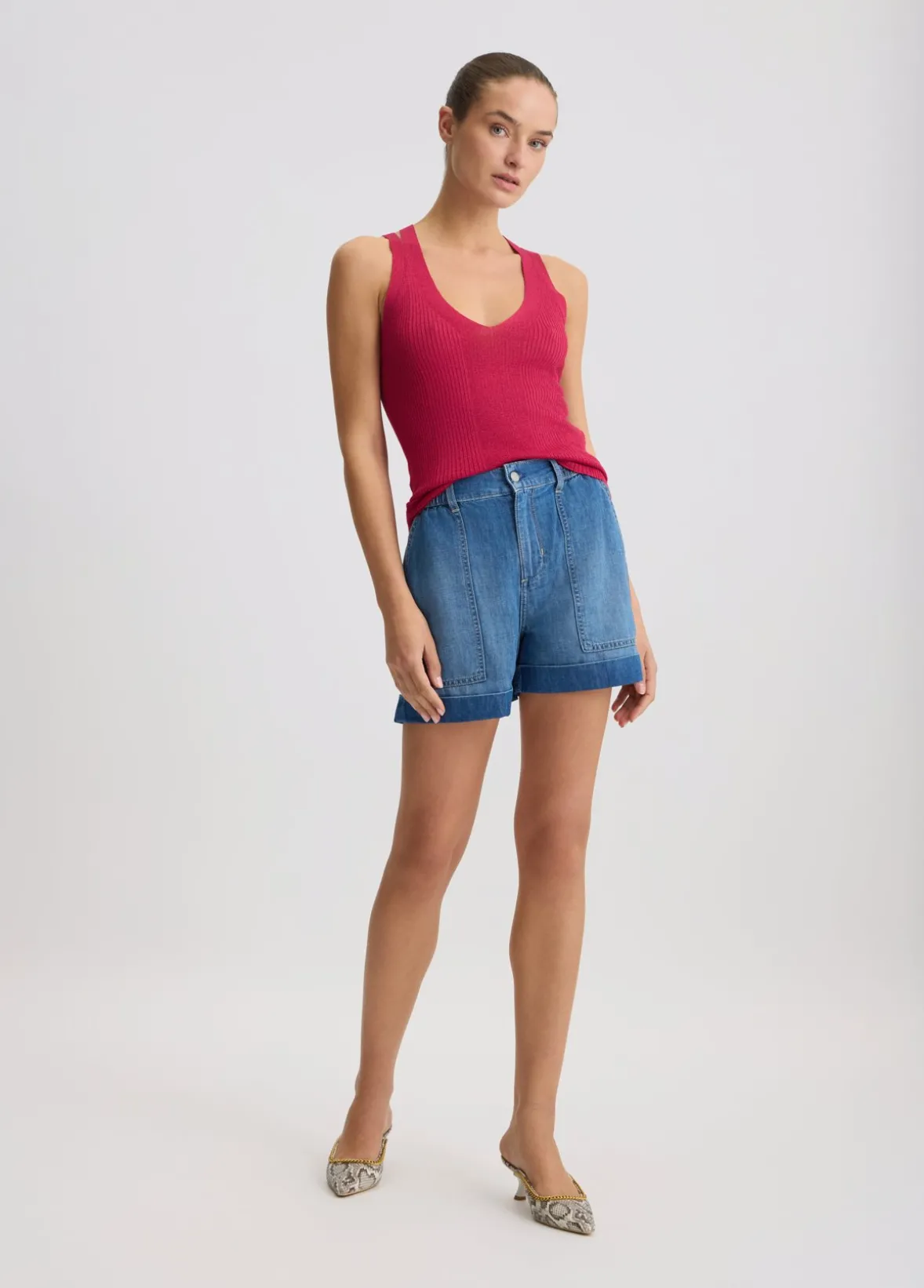 Short in denim