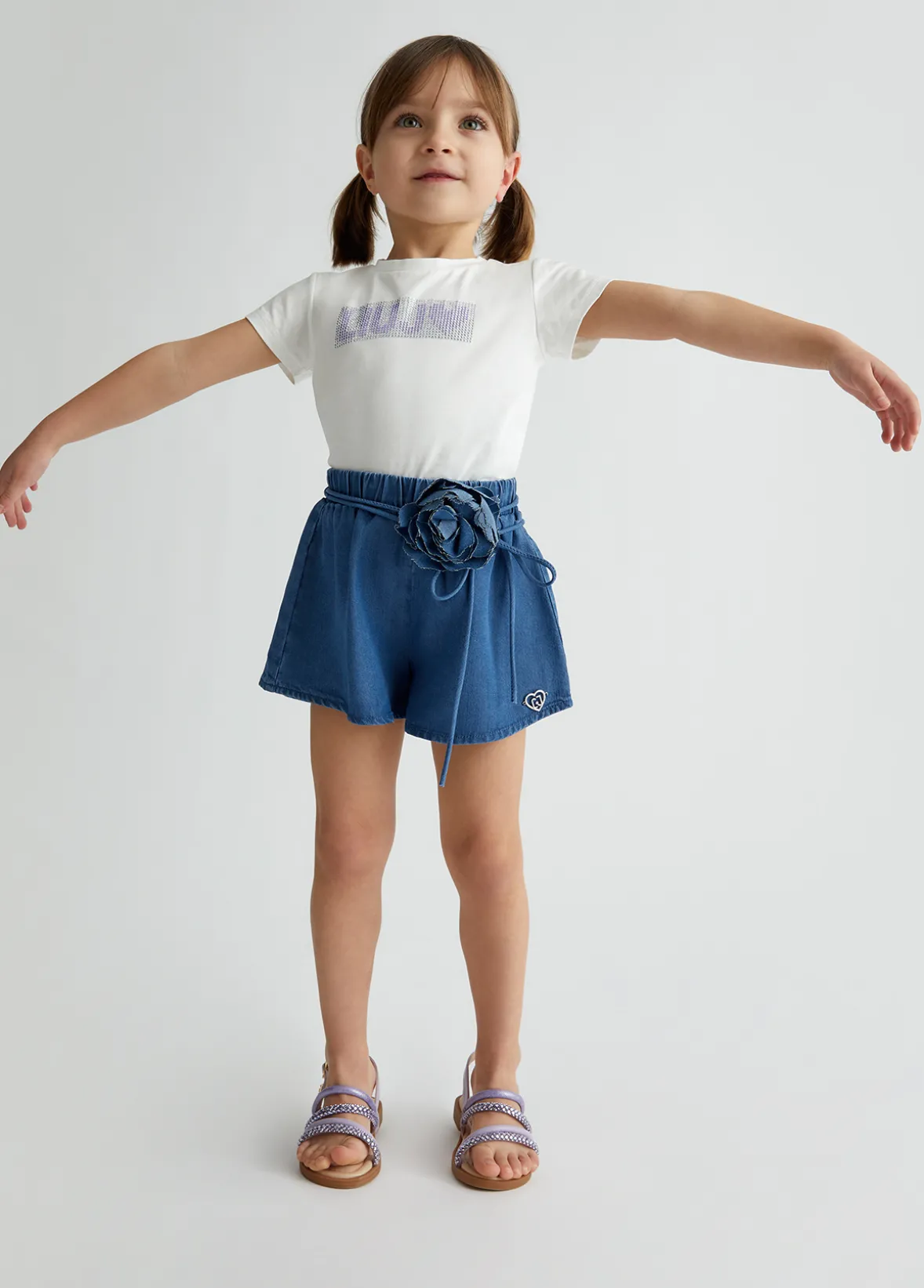 Short in denim