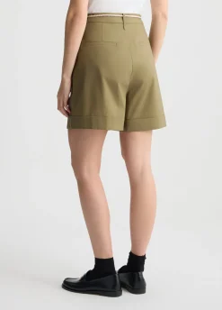 Short in popeline