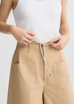 Short in popeline