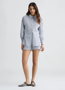 Short in popeline