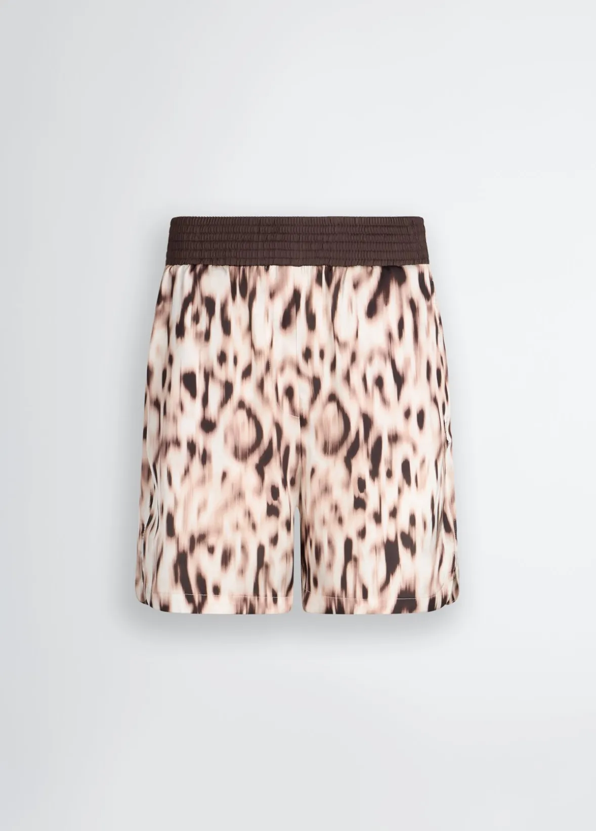 Short in raso stampato