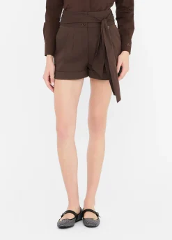 Shorts in popeline di cotone