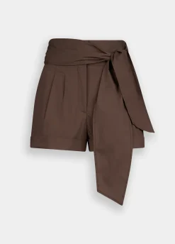 Shorts in popeline di cotone