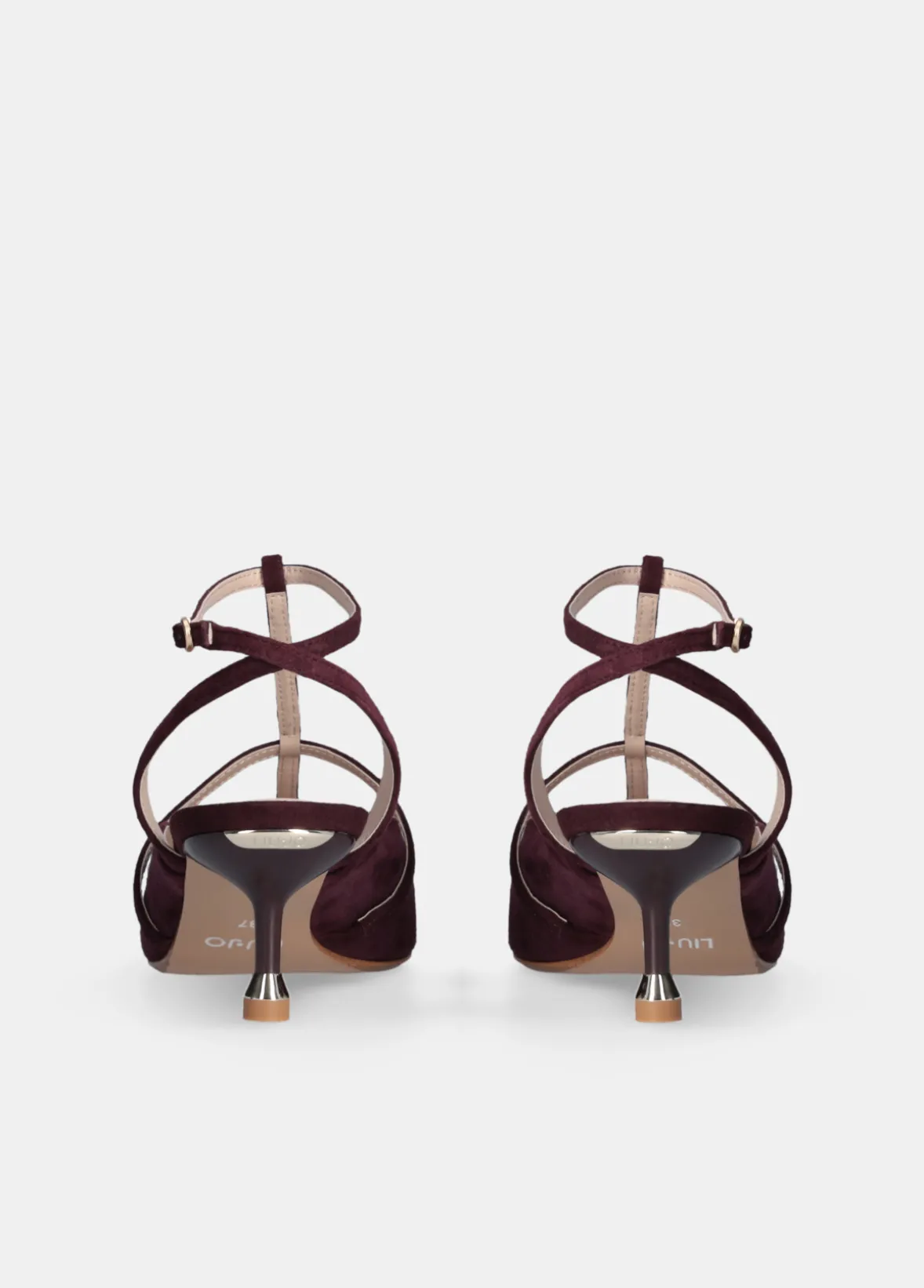 Sling back con logo gioiello