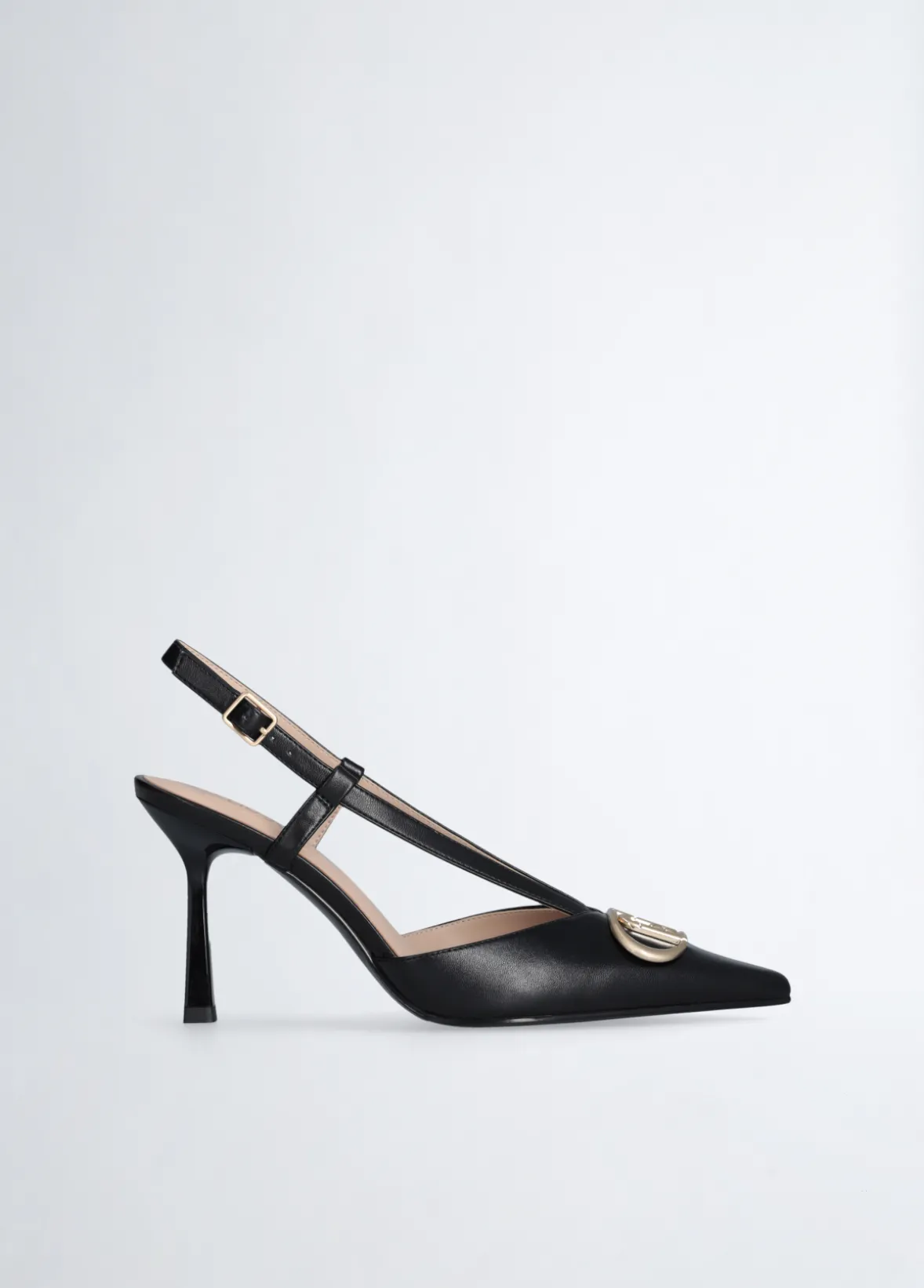 Slingback con maxi logo