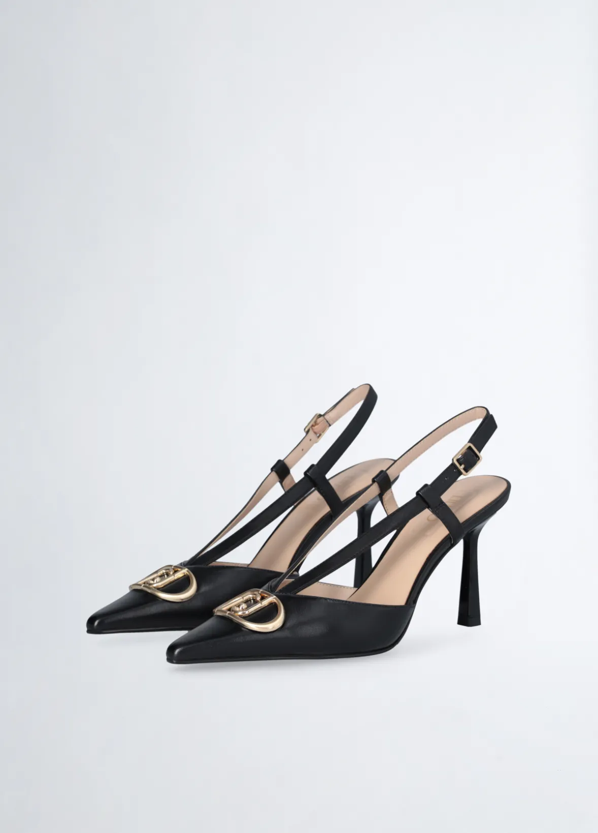 Slingback con maxi logo