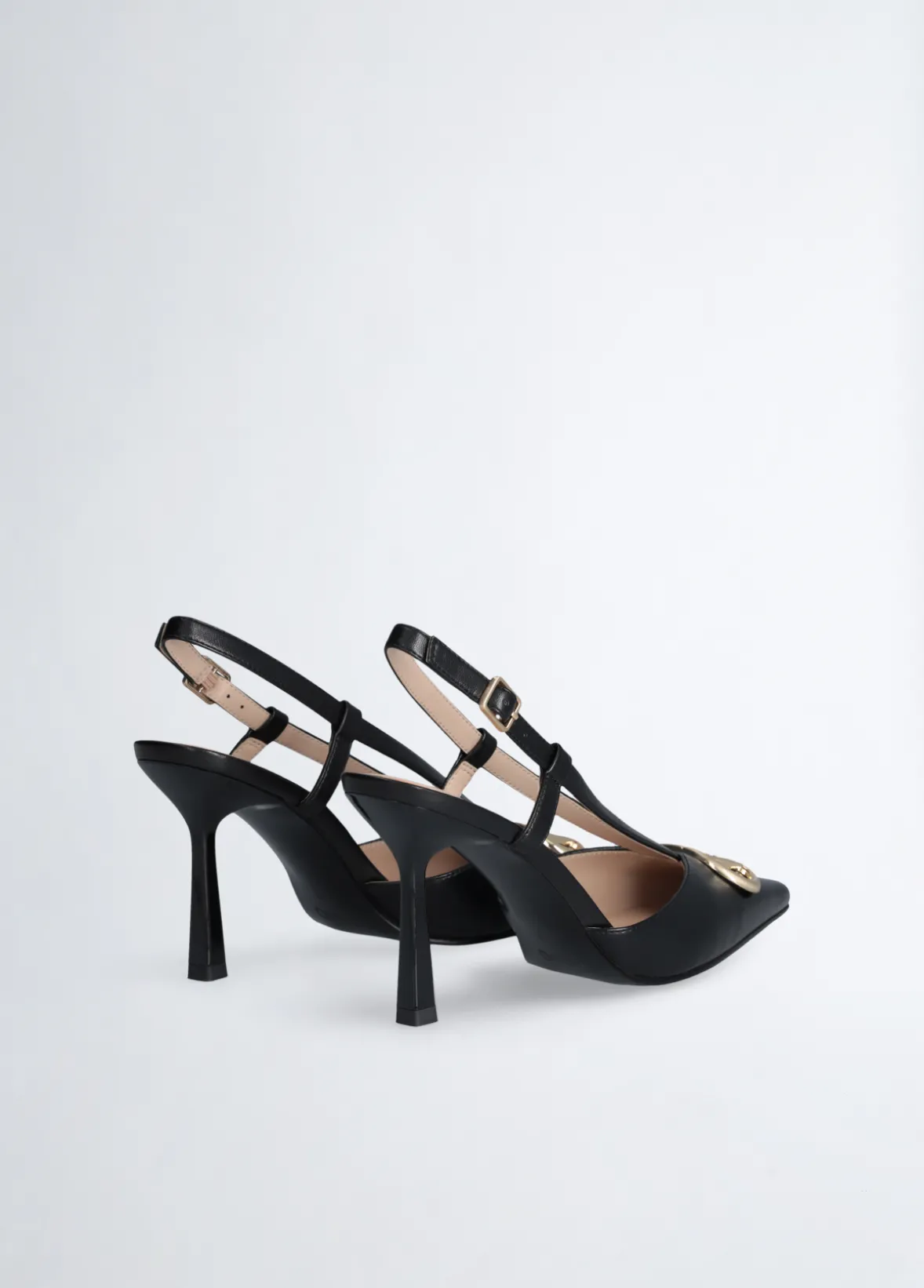 Slingback con maxi logo