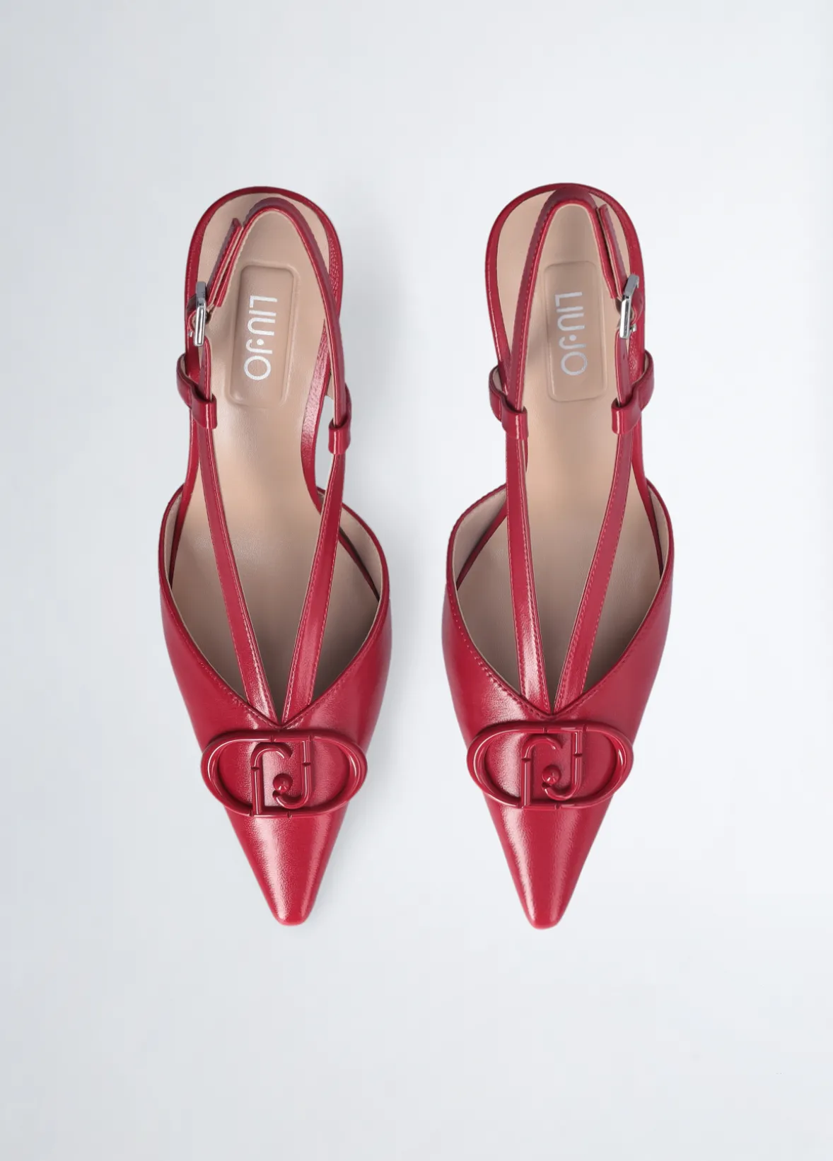 Slingback con maxi logo
