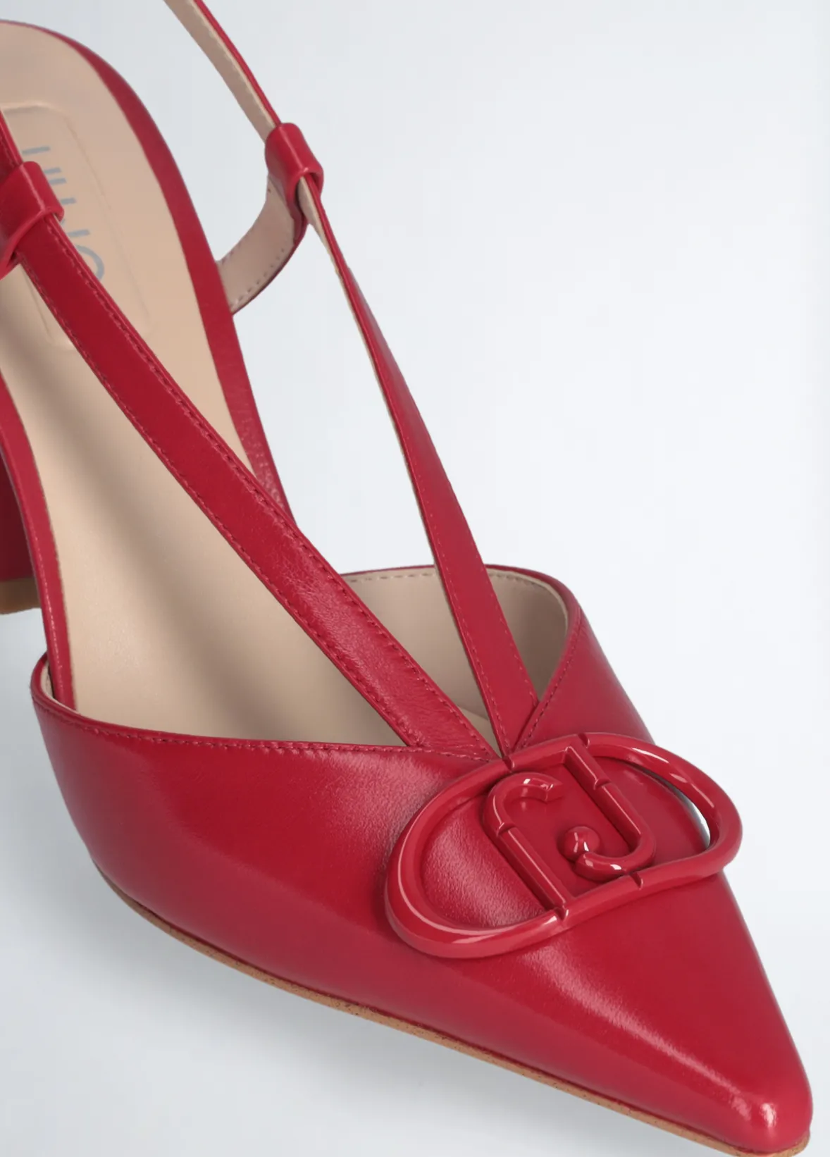 Slingback con maxi logo