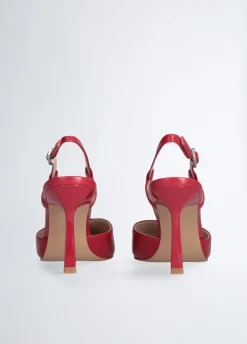 Slingback con maxi logo