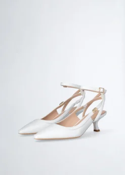 Slingback con tacco basso