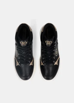 Sneakers basket in pelle
