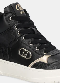Sneakers basket in pelle