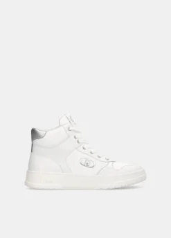 Sneakers basket in pelle