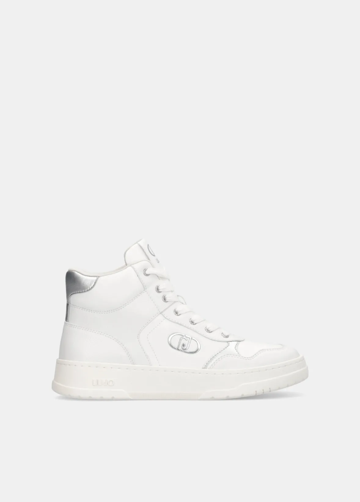 Sneakers basket in pelle