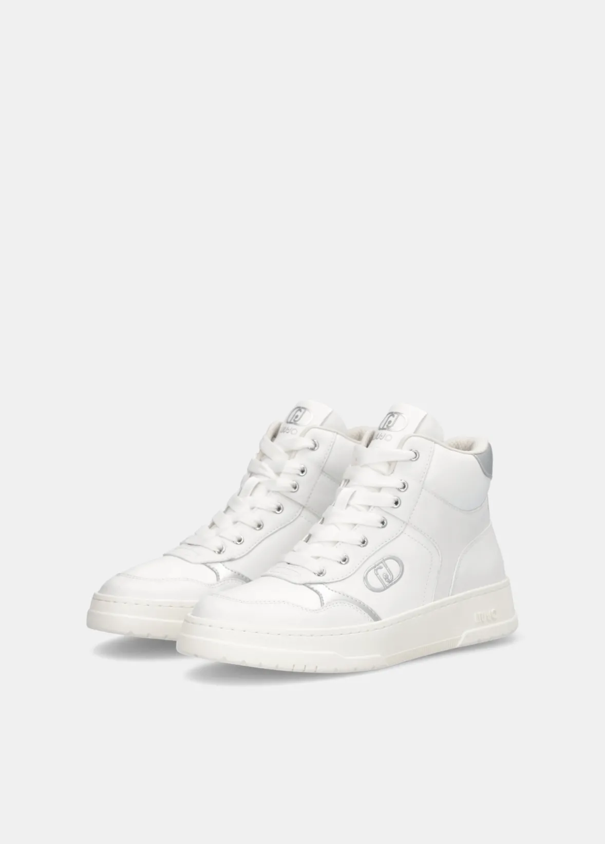 Sneakers basket in pelle