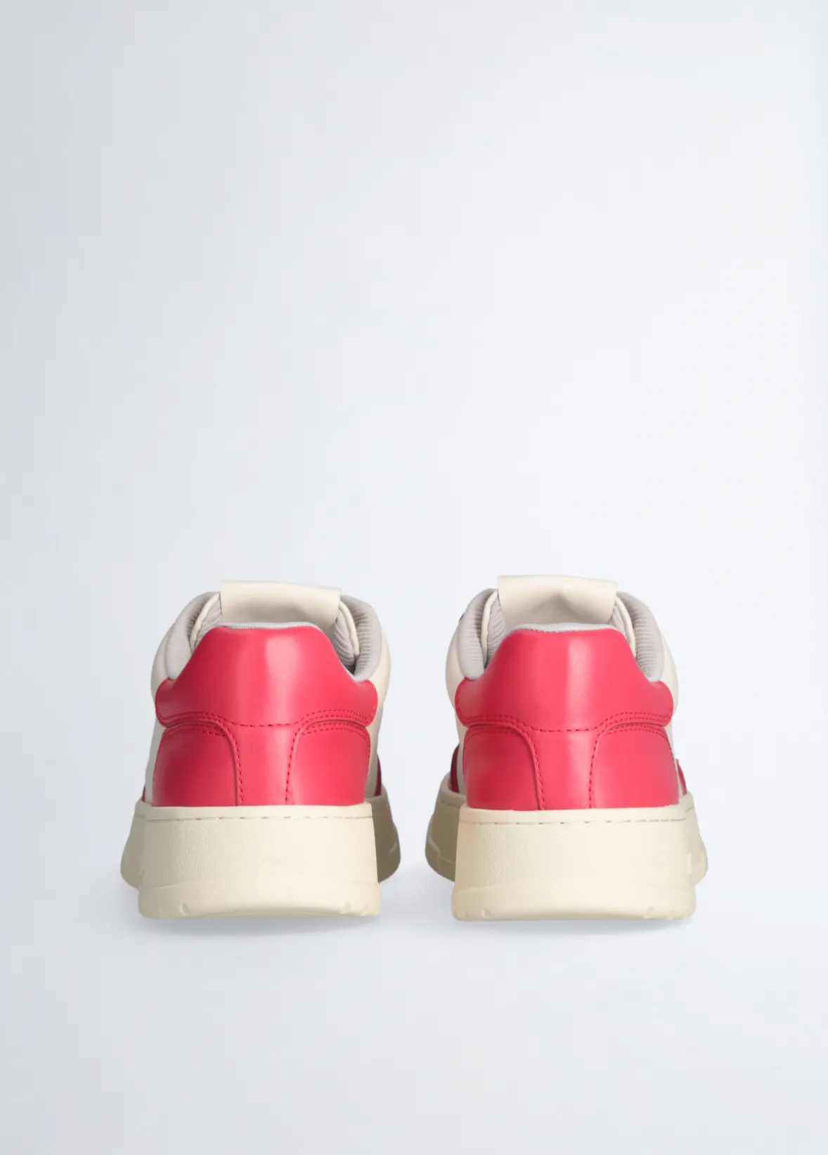 Sneakers bicolor in pelle