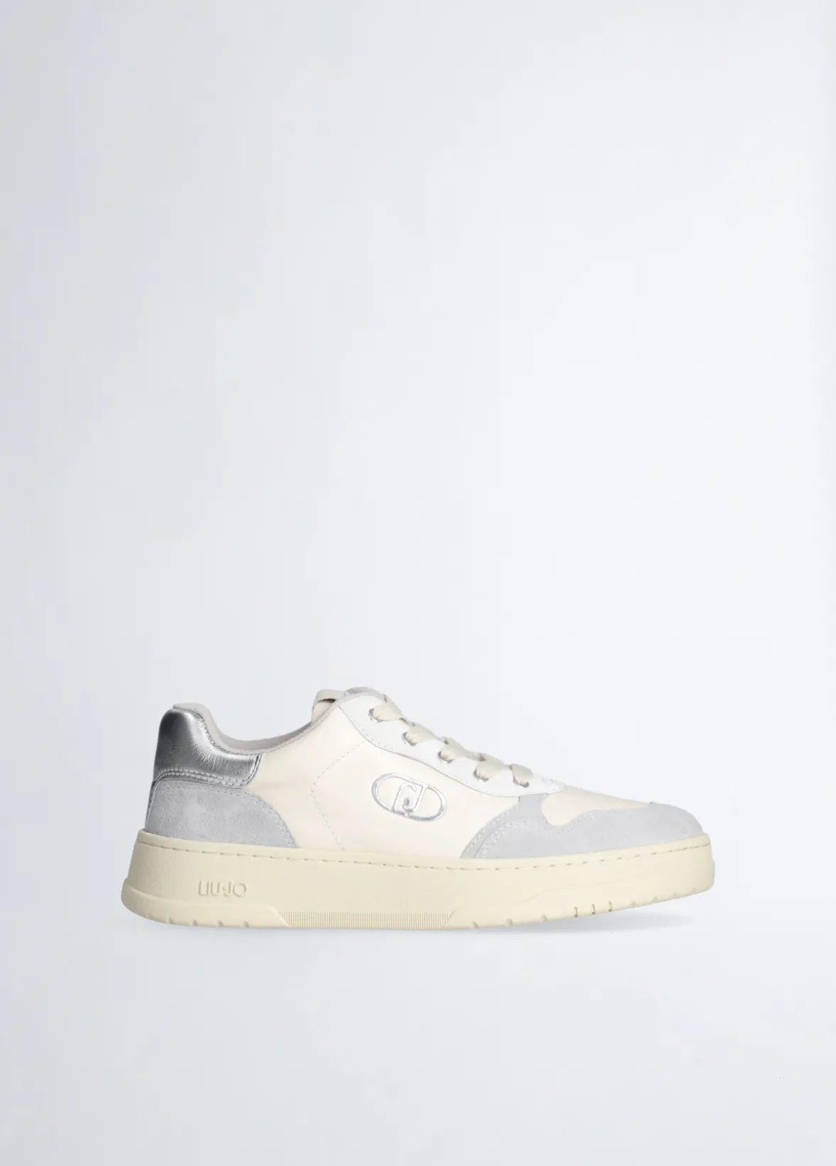 Sneakers bicolor in suede